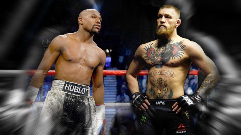 Floyd Mayweather vs Conor McGregor. - INDOSPORT